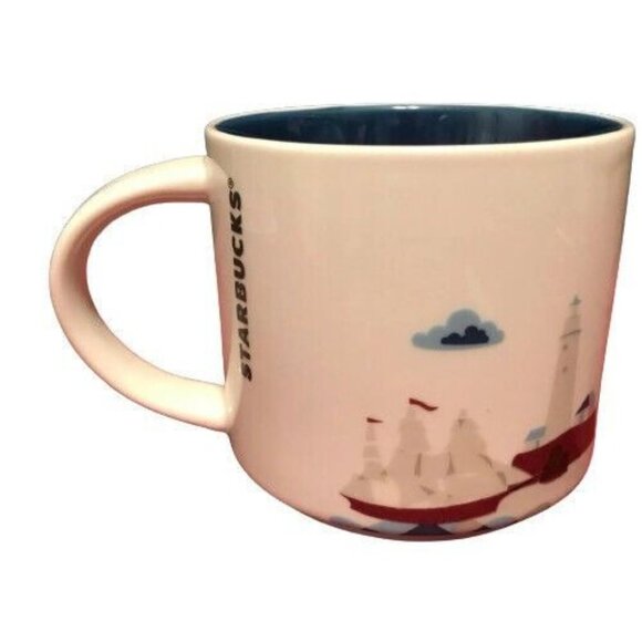 Starbucks Coffee Mug Boston You Are Here Collection Series 14 Oz Mug 2017 - Picture 2 of 4